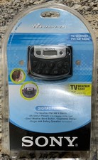 Sony SRF-M37V Walkman AM/FM Radio TV/weather Digital Music 25 Presets New Sealed