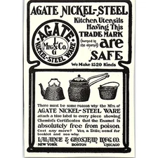 Lalance & Grosjean Mfg Co Nickel-Steel Ware Chicago IL 1903 Magazine Ad SAG7-M5