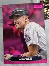 Nolan Jones 2024 Topps Stadium Club Pink Foil Parallel Card #179