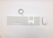 Apple A1243 Wired Keyboard  Magic Mouse 2 A1657 Bundle Tested In Box