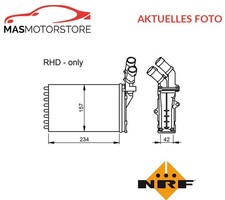 WÄRMETAUSCHER INNENRAUMHEIZUNG NRF 58034 P FÜR PEUGEOT 306,PARTNER