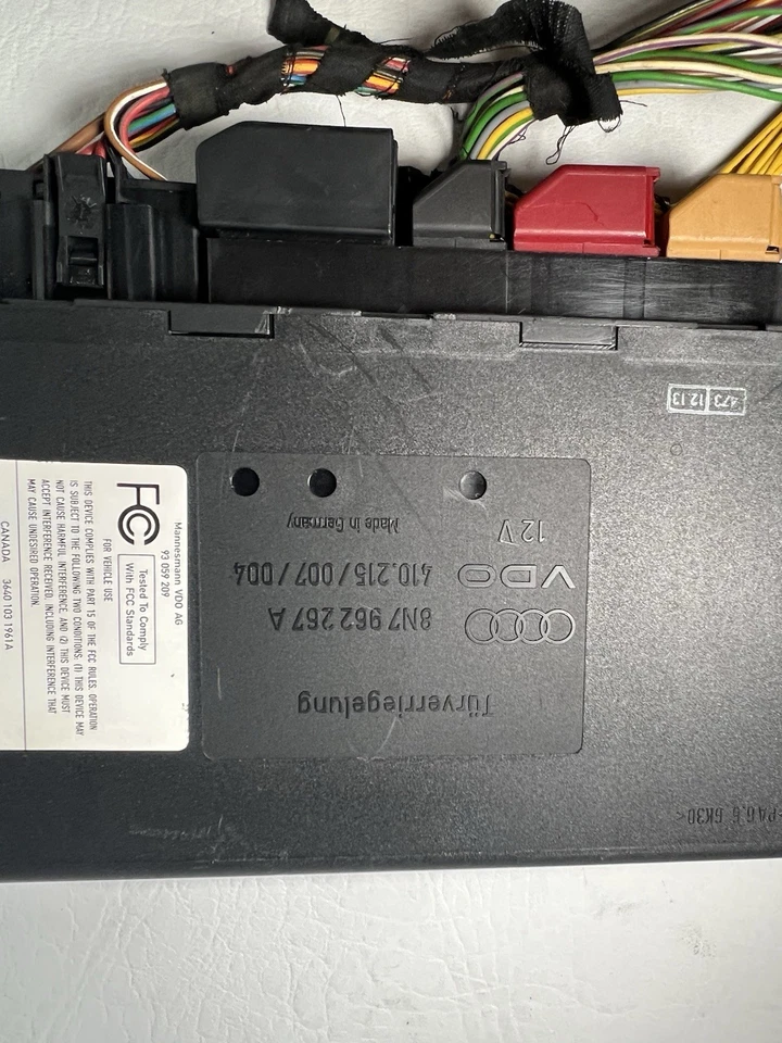 ✅00-06 Audi TT Roadster conversível topo CCM módulo de controle de conforto 8N7962267A - Imagem 3 de 4