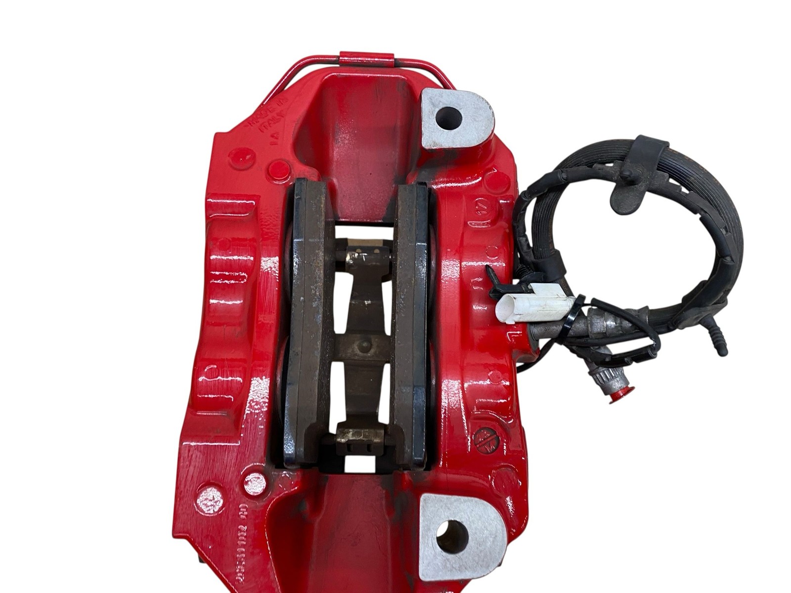 2017-2023 ASTON MARTIN DB11 V8 RIGHT REAR BREMBO BRAKE CALIPER RED *SCRATCHED*