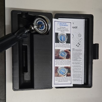 Precision Instruments DS1F100CZHM Dial Torque Wrench Adjustable 1/4''