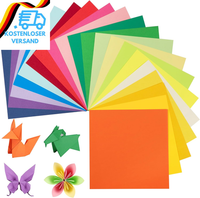 Origami-Papier, 240 Blatt, 15×15 Cm, 20 Leuchtende Farben, 80 G/M² Buntes Papier