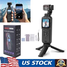 4K 30FPS Handheld Vlogging Camera 75MP 330  Auto Face Tracking Touch Screen WiFi