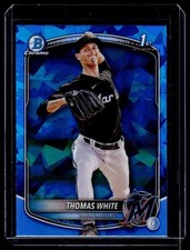 2025 Bowman Sapphire Edition - Chrome Prospects Thomas White #BCP-69 (RC)