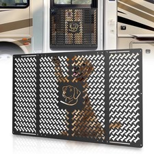 Aluminum RV Screen Door Protector for Dogs, Camper Door Screen Grille Width A...