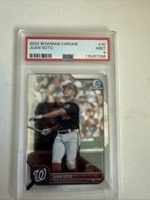 PSA 9-2022 Bowman Chrome - Juan Soto #30 New York Mets, Washington Nationals