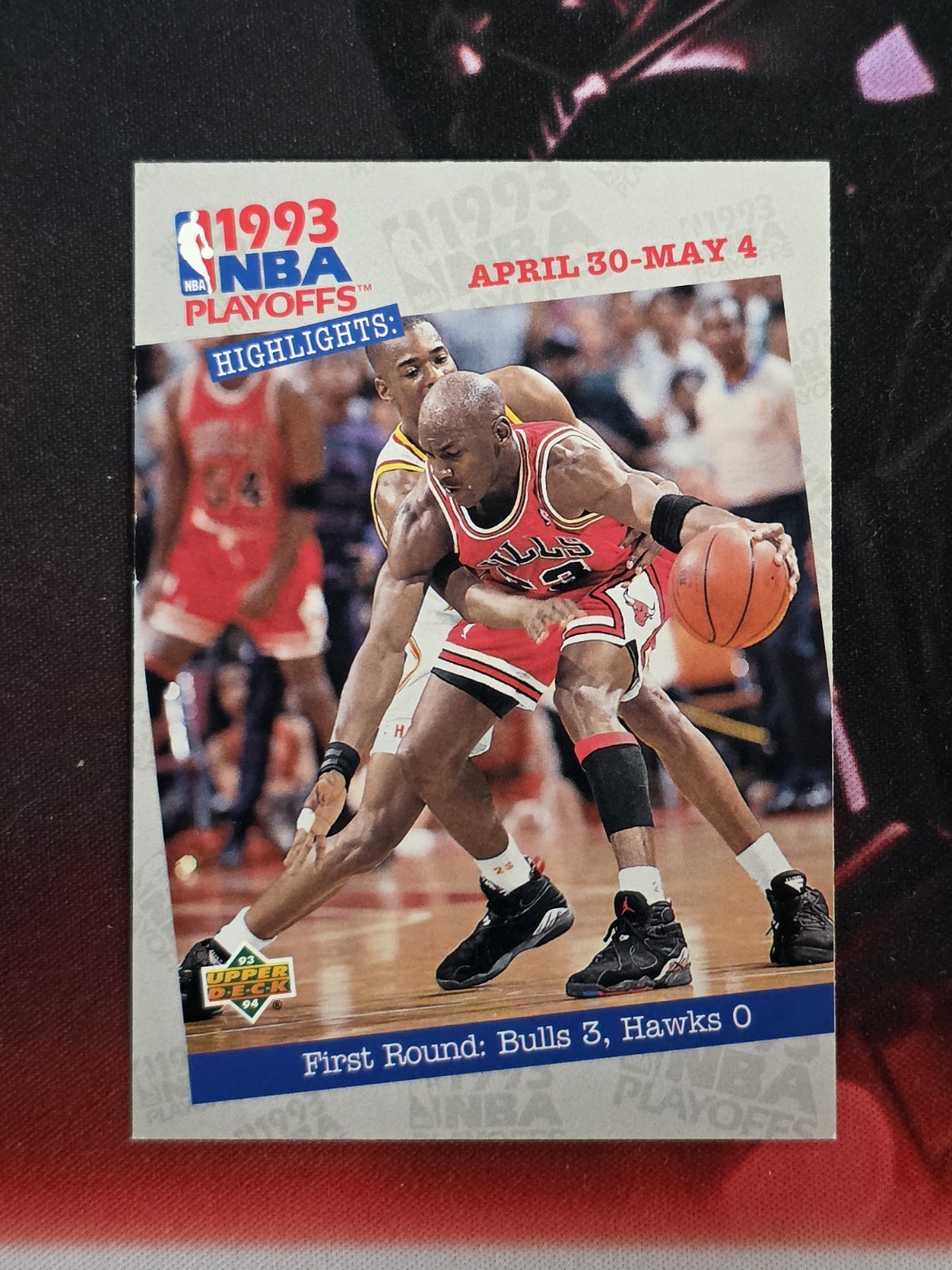 1993-94 Upper Deck NBA Playoffs Highlights Michael Jordan #180