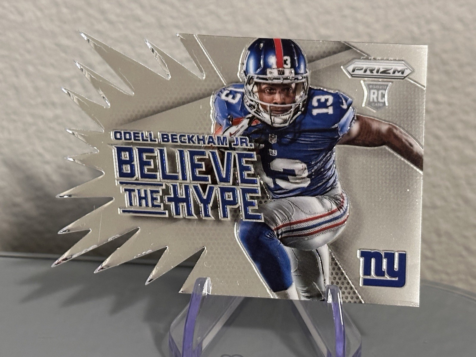 2014 Panini Prizm - Believe the Hype Di-Cut Odell Beckham Jr. #BH12 (RC)