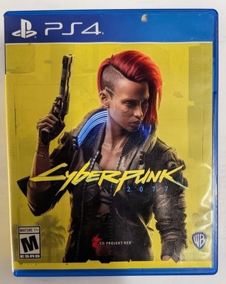 Cyberpunk 2077 PS4 Game Warner Bros. 2 Discs Pro Enhanced Mature Action 2020
