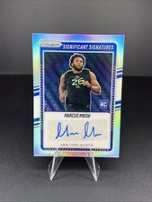 2025 Panini Prizm Significant Signatures Marcus Mbow RC Silver Auto