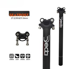  Reggisella in carbonio 27,2/30,9/31,6 mm nero opaco reggisella bici mtb/strada 400 mm  