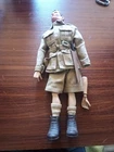 1964 G.I. Jow Figure With Discoloration, Scuffing, Cracks, And Arm Broken