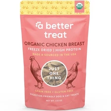Organic Freeze-Dried Chicken Dog Treats | High Protein, Grain-Free, Gluten-Free