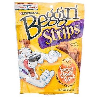 Dog, Purina Beggin' Strips Dog Treats - Bacon & Cheese Flavor (6 oz)