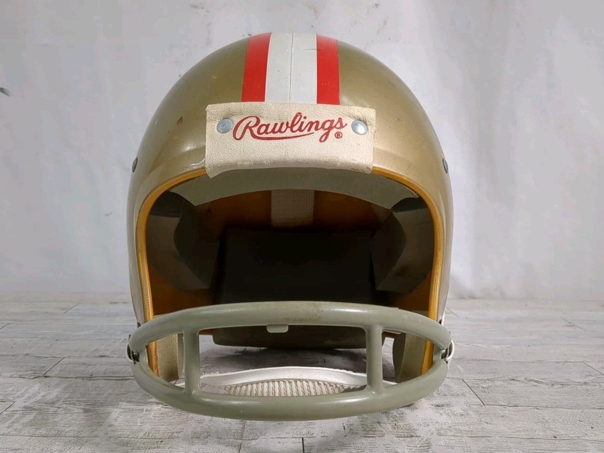 Vintage 1970s Rawlings San Francisco 49ers Football Helmet HNFL-N