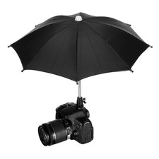 Camera Umbrella, 15 Inch Sunshade Camera Protector Waterproof Cover, Black Camera Umbrella, 15 Inch Sunshade Camera Protector Waterproof Cover, Black - Image 1