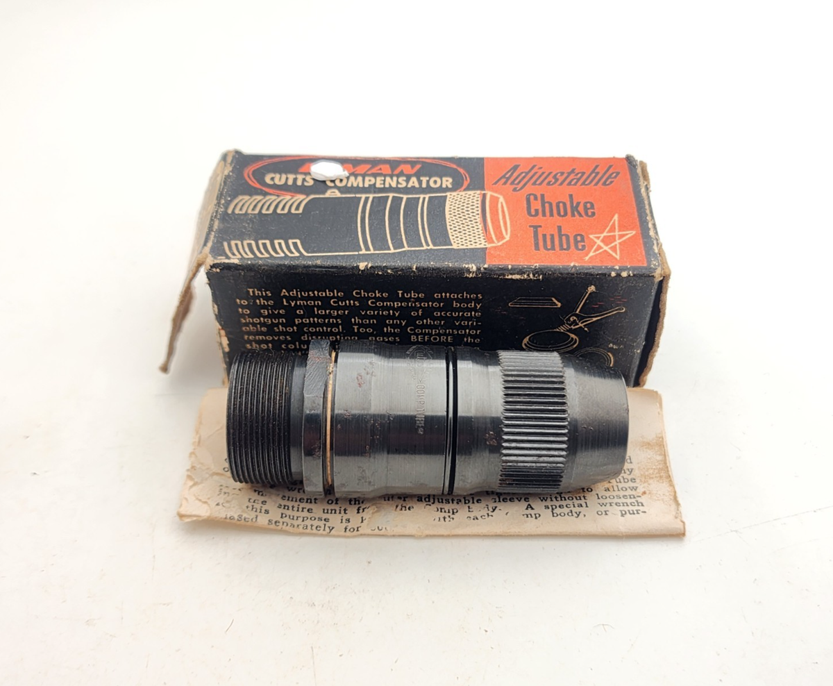 Vintage Lyman Cutts Compensator 20 Ga. Adjustable Choke w/Box