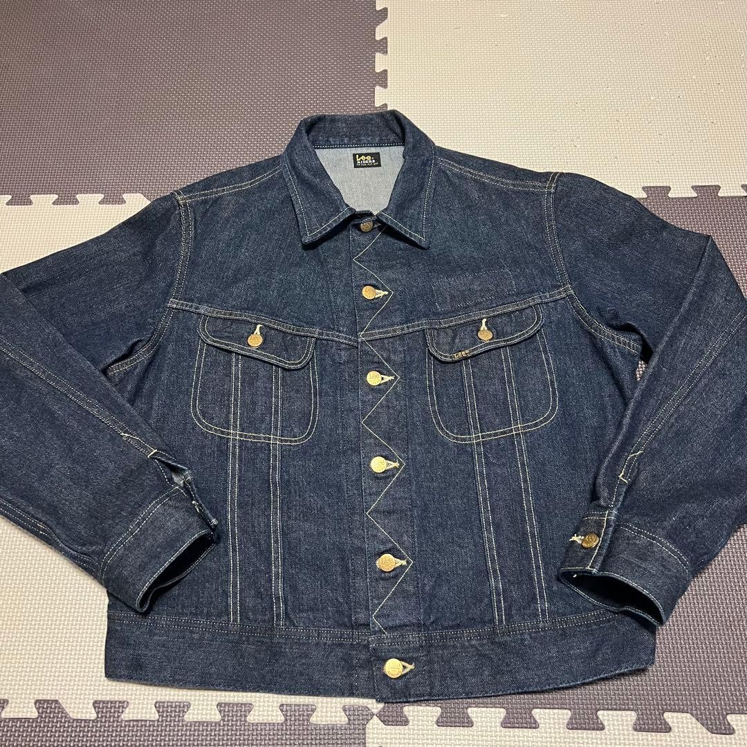 Schott Lee 101J Denim Jacket L Indigo Used in Japan Japan Selvedge 