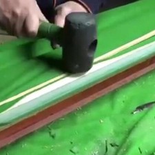 Marteau en caoutchouc, maillet à double face, outil manuel pour la