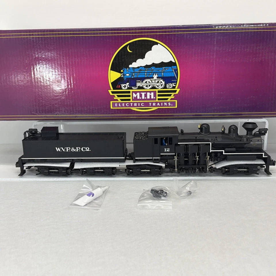 MTH Premier 20-3023-1 West Virginia Pulp & Paper Shay Steam PS.1 O Used BCR #12 - Image 2 of 4