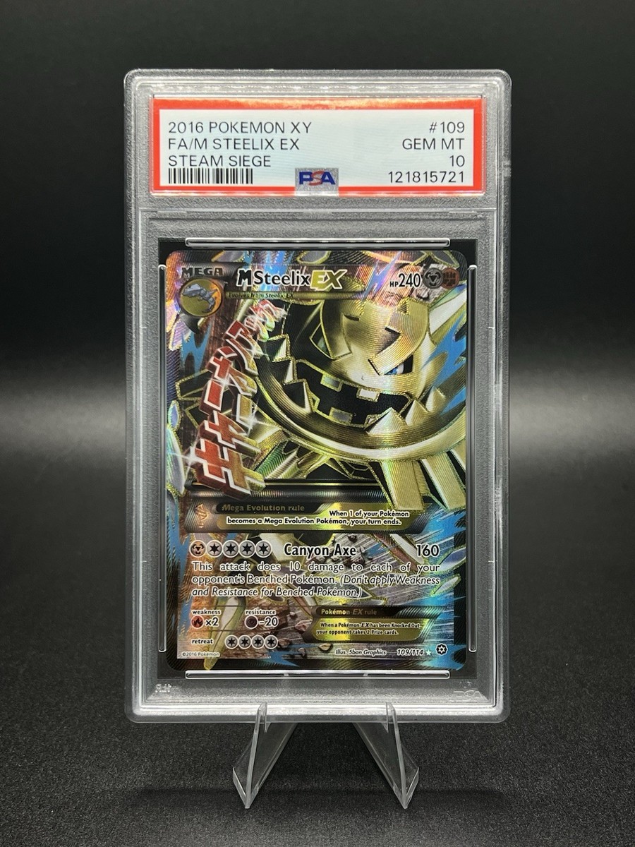 みや（115。109。114） 🔥 M Steelix EX (Full Art) 109/114 XY-Steam Siege Holo | eBay