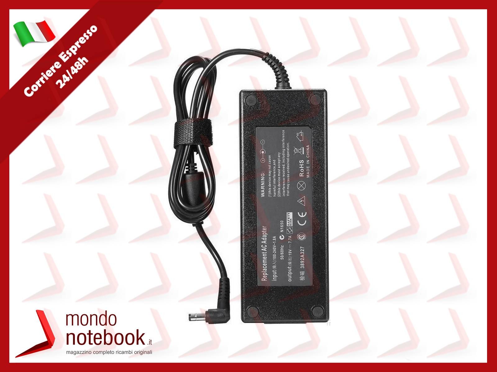CoreParts 150W 19.5V 7.7A 5.5x2.5mm Laptop Power Adapter MSI ACER ADP-120MH