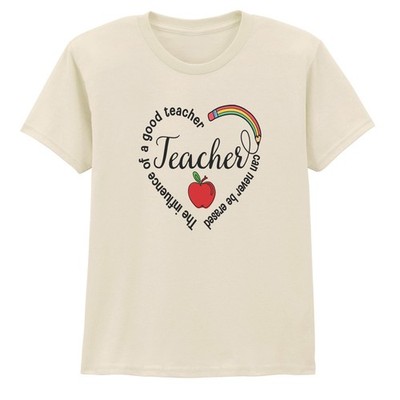 The Influence Of A Good Jungen Mädchen Kinder T-Shirt Schule Lehrer Geschenk