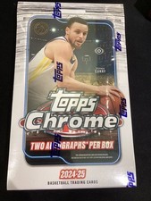 2024-25 Topps CHROME HOBBY BOX Basketball Brand New Factory Sealed