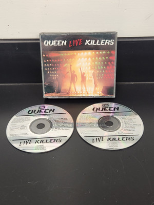QUEEN- Live Killers CD 1986 2-Disc Remastered England EMI CDS-7-46211-8