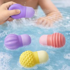 Sensory Squeezing Water Bath Toys for Toddlers,3PCS Bath Tub Pool Floating To...