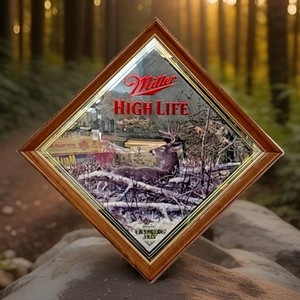 Miller High Life 壁掛けミラー Miller High Life Wildlife Mirror | eBay