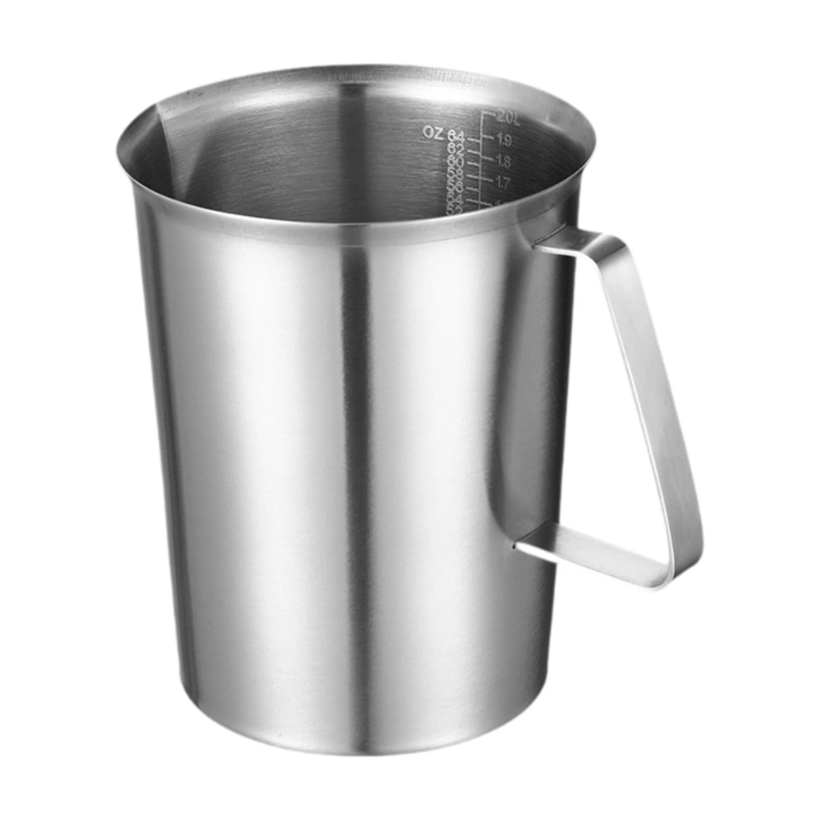 Stainless Steel Measuring Cup Kitchen Gadgets Easy Grip 2000ml Versatile Liquid