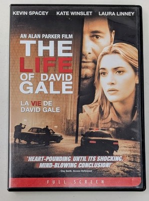 The Life of David Gale DVD (2003) - Region 1 - EN/FR/ES - VG+ (Tested)