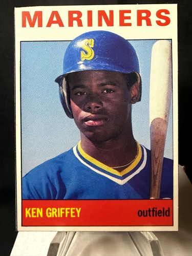 1989 SCD Baseball Pocket Price Guide Ken Griffey Jr RC hand cut #3