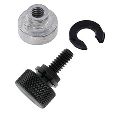 Amazicha Black Seat Quick Stainless Steel Mount Bolt with Nut 1/4 inch,