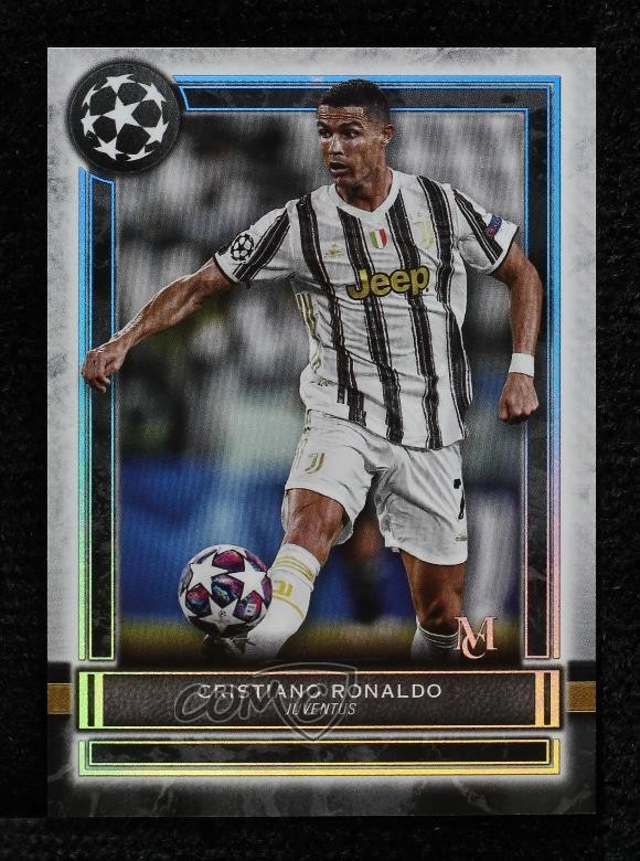 2020-21 Topps Museum Collection UEFA Champions League Cristiano Ronaldo #1