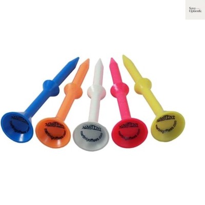 Ultimate 3 1/4'' Golf Tee Pack - 5 Multicolor Step-Up Tees for Every Player