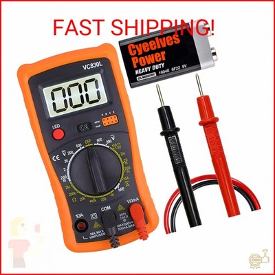 Digital Multimeter, Multimeter with AC DC Voltmeter & Ohm Volt Amp Tester, Multi