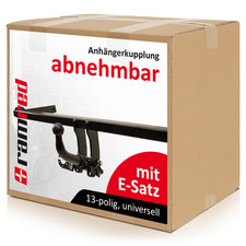 Für Seat Arosa 97-00 ANHÄNGERKUPPLUNG abnehmbar + 13pol universell E-Satz -Neu-