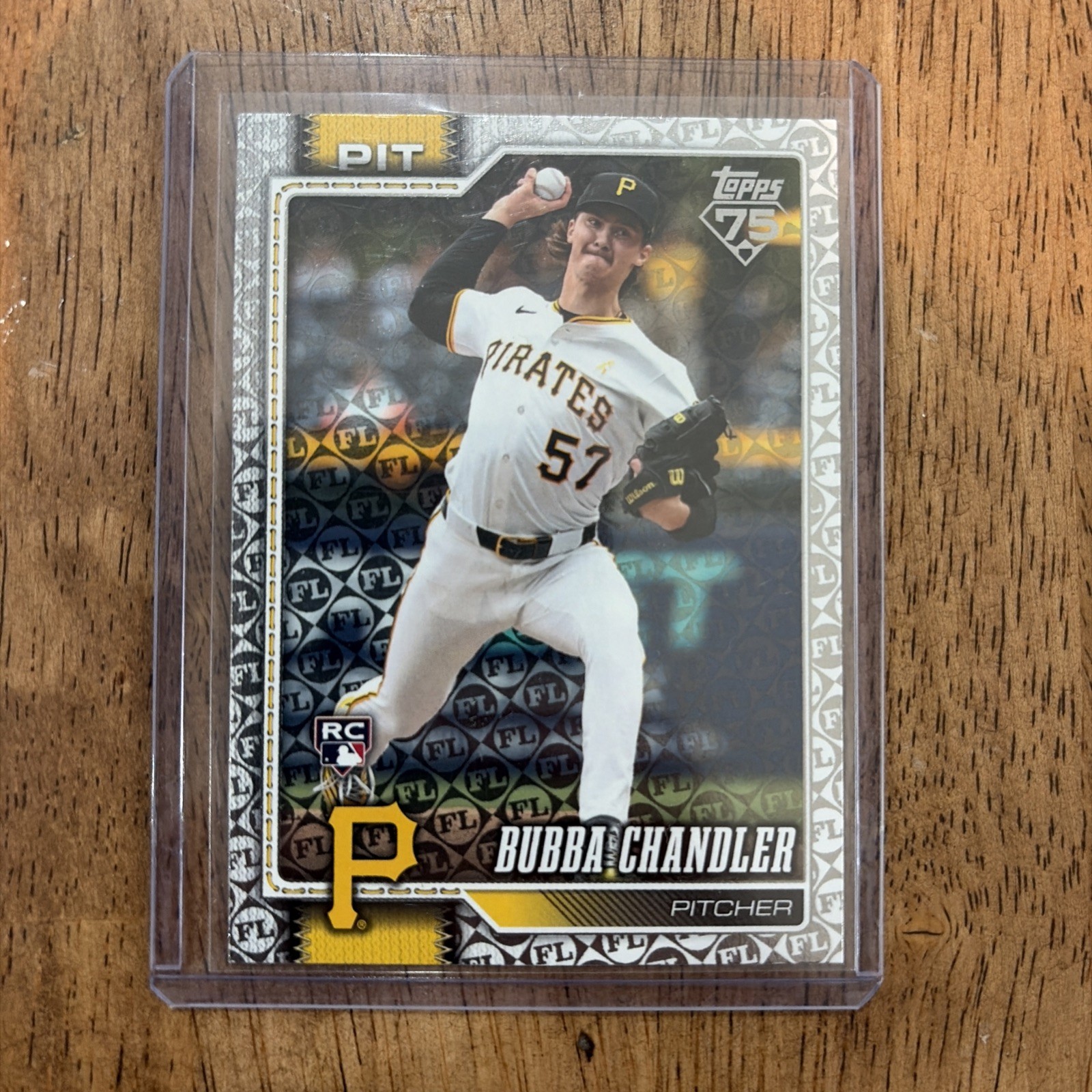 2026 Topps Series 1 Bubba Chandler FL Spring Training RC Pittsburgh #283