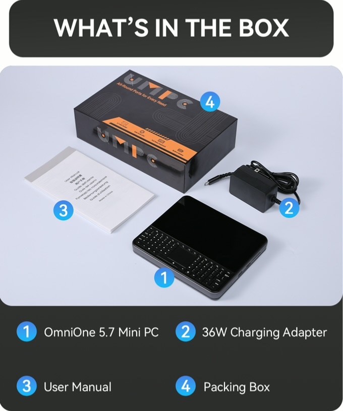 OmniOne 5.7 Pocket PC UMPC 8GB RAM 256GB SSD Mini Windows PC | eBay