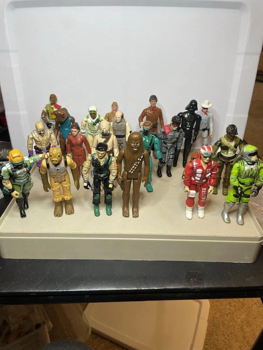 Lot De 5 Figurines Star Wars Vintage Kenner Meccano Années 1980 (bon état, Sans Accessoires)
