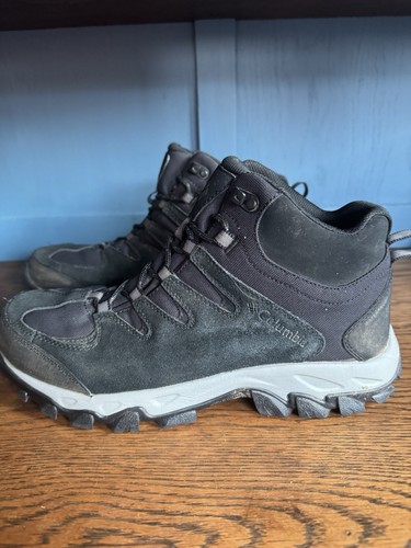 Columbia - Buxton Peak Mid Waterproof Hiking Boots - Men's - Black - UK Size 8 - Picture 2 of 14