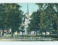 Divided-Back CHURCH SCENE Haverhill Massachusetts MA : : make an offer p5383