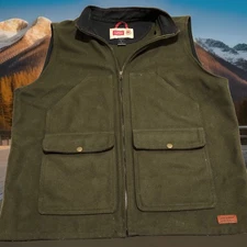 Stormy Kromer Wool Vest men’s XL khaki brown / green