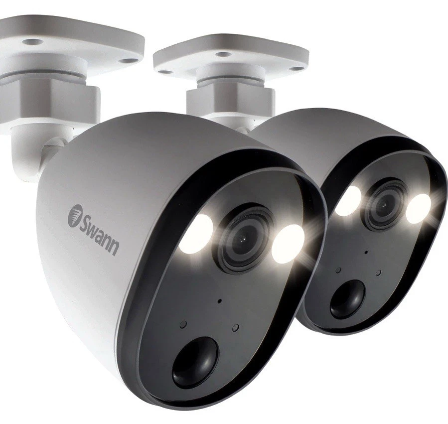 Swann SWIFI-SPOTCAMPK2-EU Spotlight Outdoor Security Camera (2 In Box) - Image 3 of 4