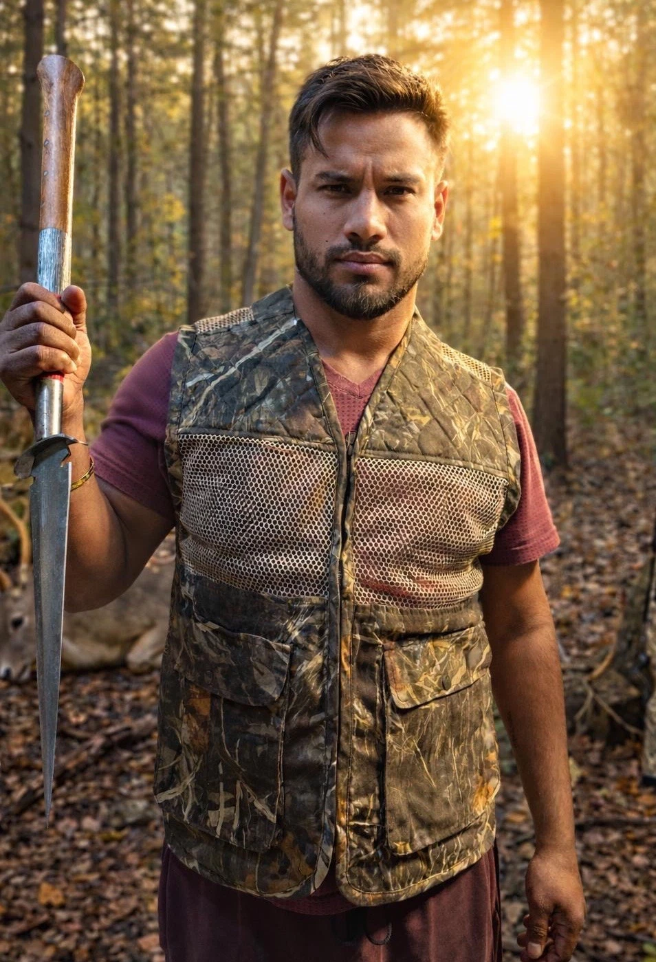 Hunting vest camo Hunting vest Game vest Outdoor Camping Hunting Fishing